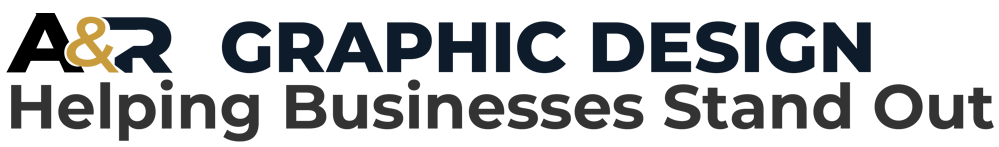 A&R Graphic Design horizontal logo