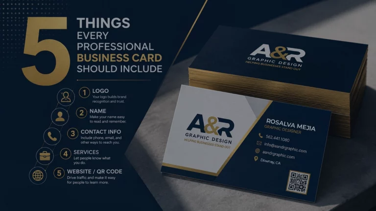 5 Things Every Professional Business Card Should Include